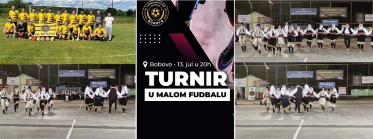 U BOBOVU KOD SVILAJNCA počeo turnir u malom fudbalu-Učestvuje 16 ekipa