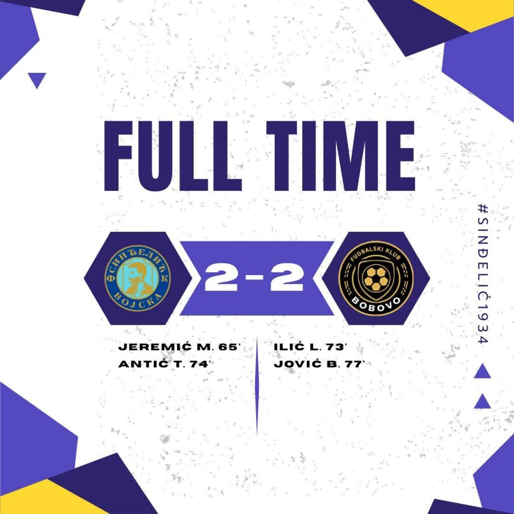 Bobovo odolelo u Vojski u derbiju kola,vredna pobeda Stenjevčana za viši rang