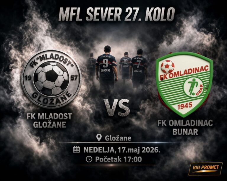 Danas veliki derbi na severu u Šantrovcu koji odlučuje o prvaku lige, a na jugu derbi u Bošnjanu kod Paraćina