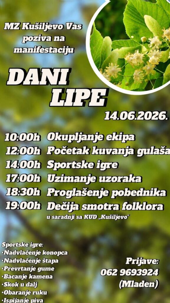 Dani lipe u Kušiljevu kod Svilajnca